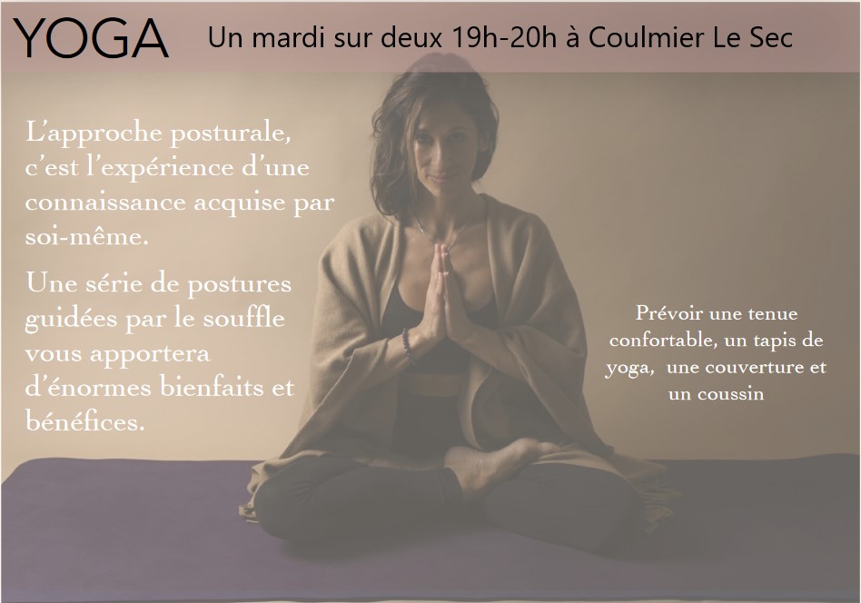 YOGA un mardi sur deux 19h - 20h