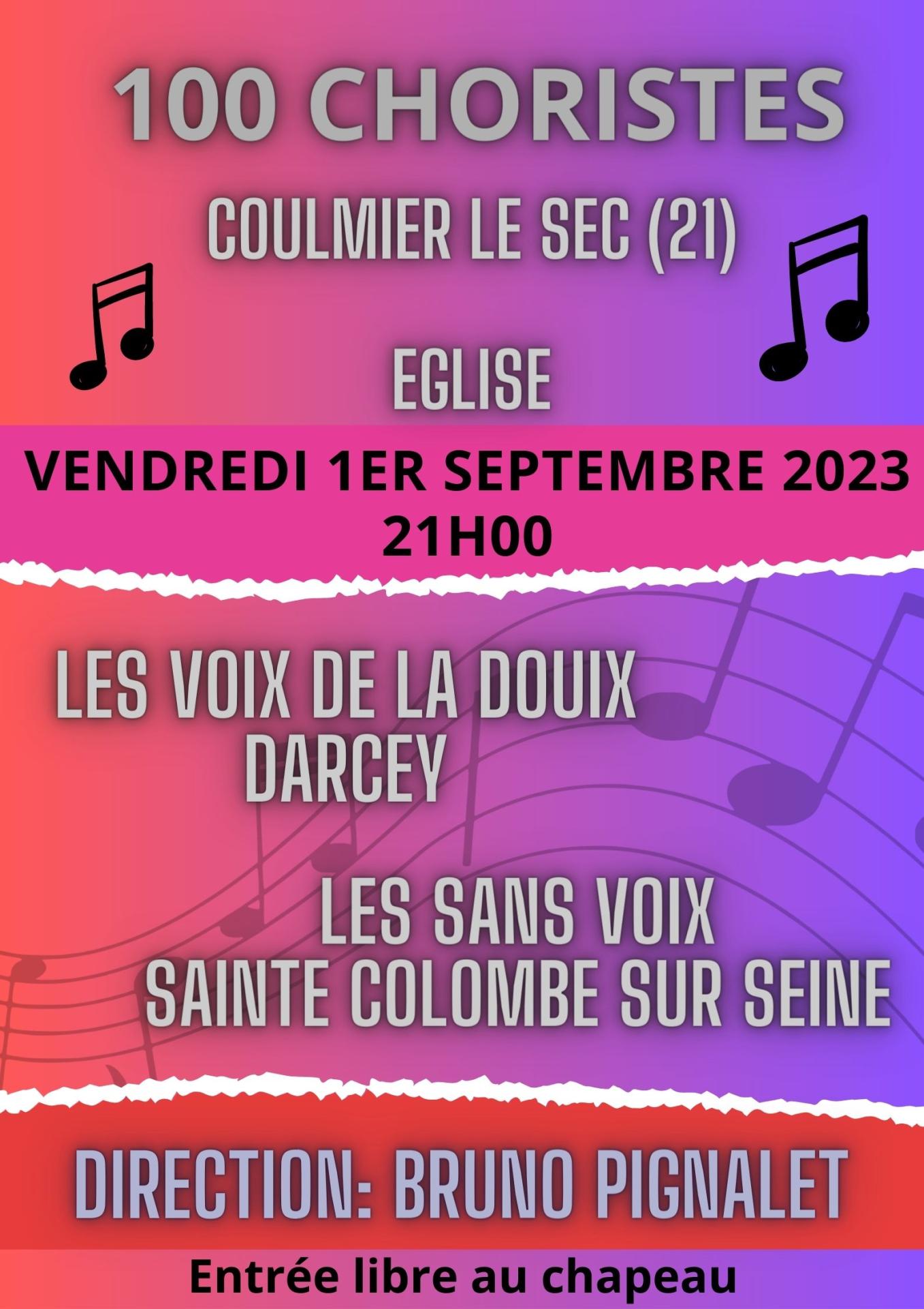 Concert à l'église le 01/09/2023